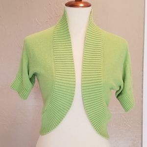 Old Navy Shrug Small Lime Green Cotton
